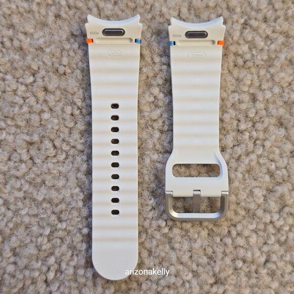 NEW Samsung Galaxy Watch 7 Original Band White 20mm - Picture 2 of 4